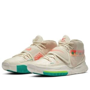NIB Kyrie 6 N7 Nike Basketball Shoes Sneaker Cream Green Crimson Men’s 7